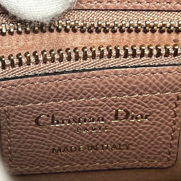 Dior Saddle Bag Warm-Taupe Grained Calf Skin *Auth w/ Additional Strap, Bag, Box - Picture 6 of 16